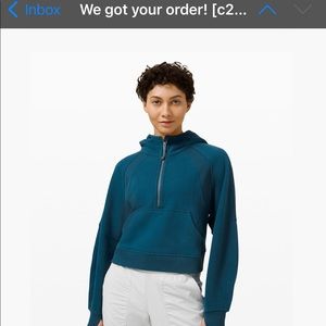LuLuLemon Scuba Oversized 1/2 Zip Hoodie NWT M/L